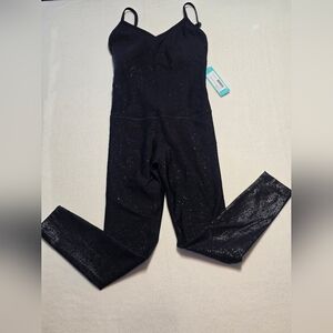 Beyond Yoga Black Sparkle Jumpsuit